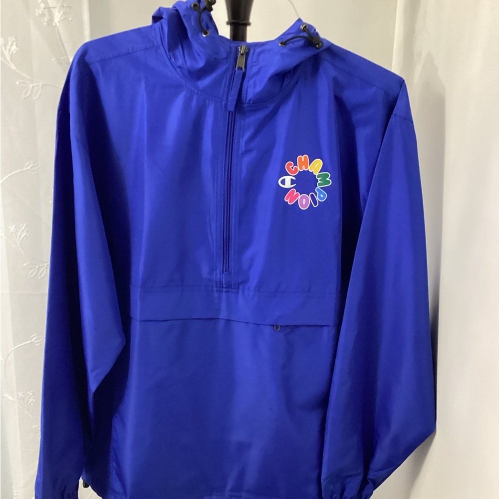 Champion Packable Jacket – Women’s Medium – Blue